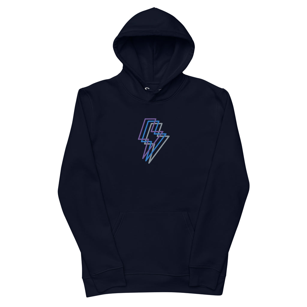 Bolts 3D Navy Eco Hoodie