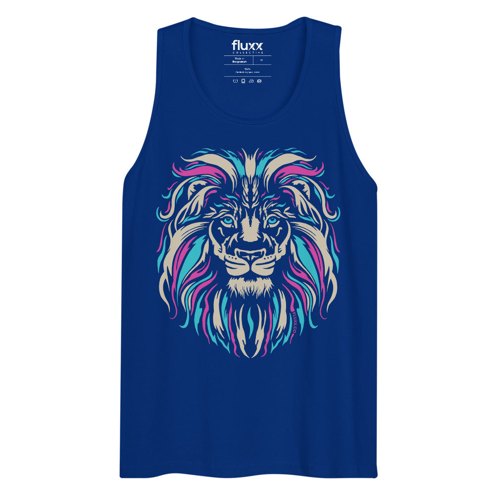 Heart of a Lion Tank Royal/Magenta