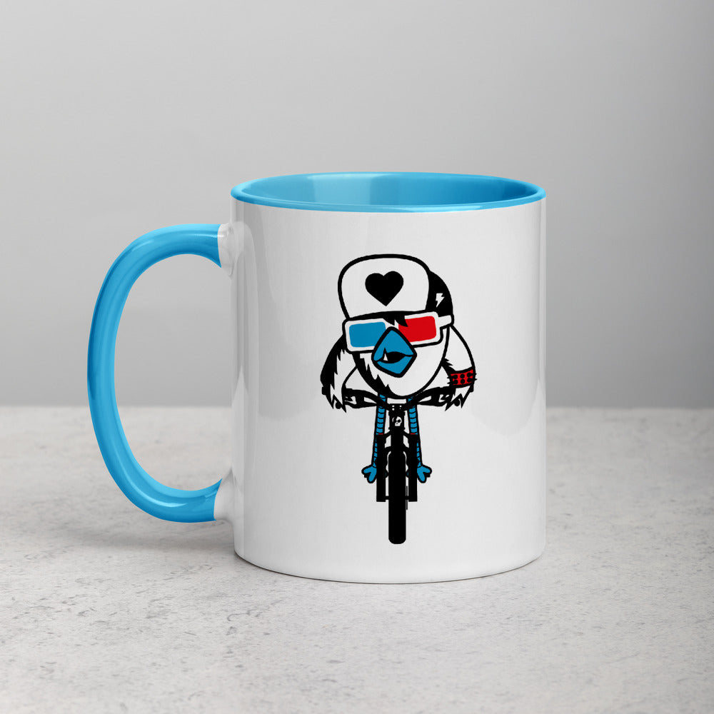 Bike Birdy Mug Blue