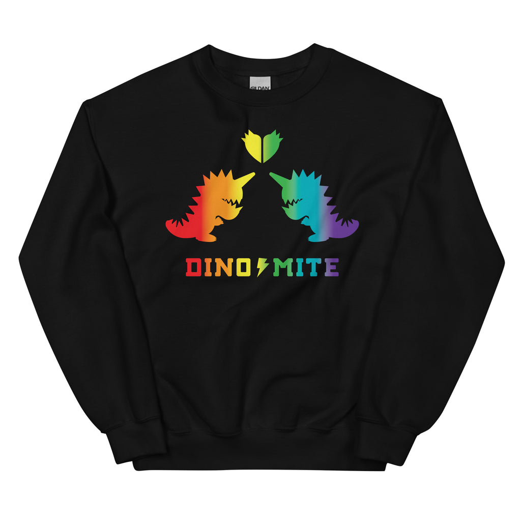 Dinomite Pride Sweatshirt Black/Rainbow