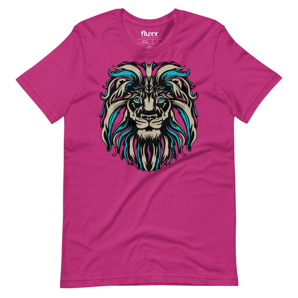 Heart of a Lion Tee Berry