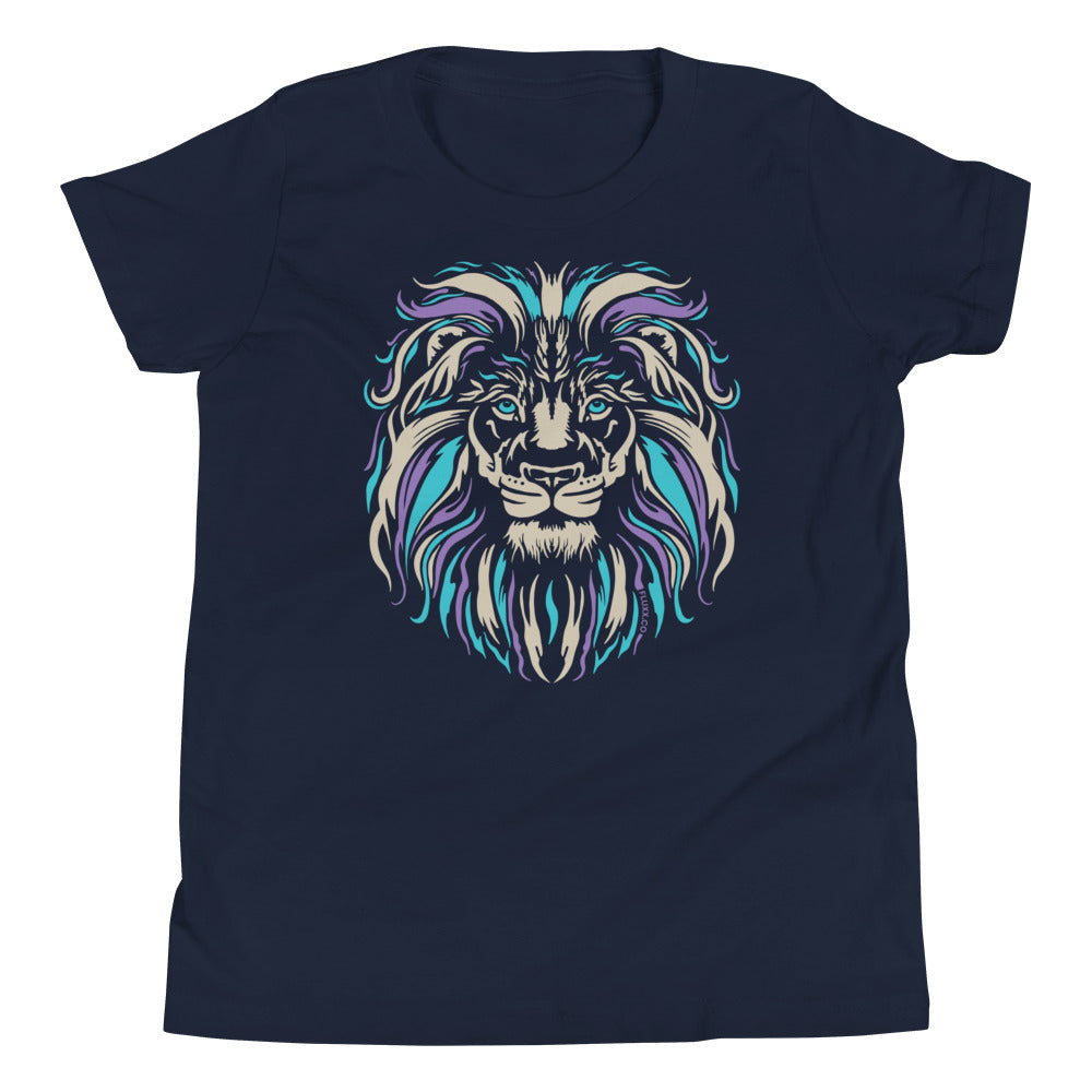 Heart of a Lion Youth Tee Navy