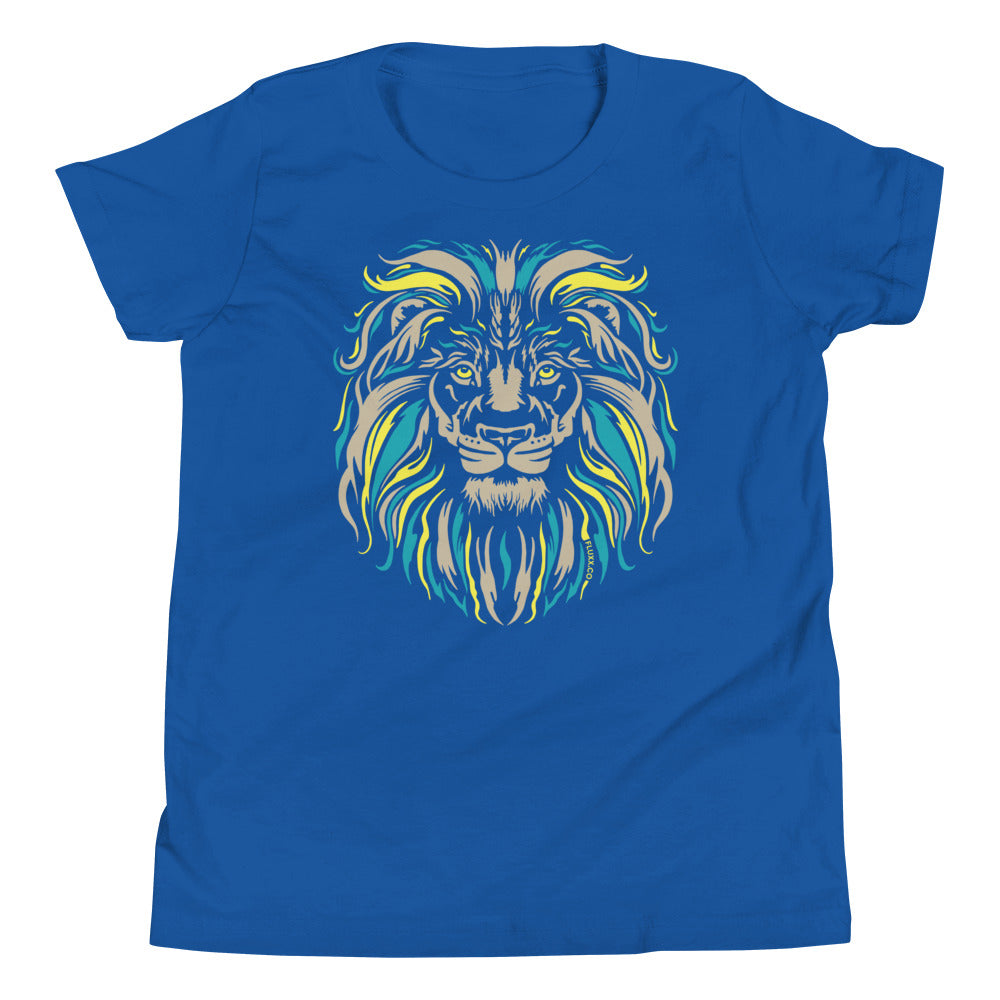 Heart of a Lion Youth Tee Royal